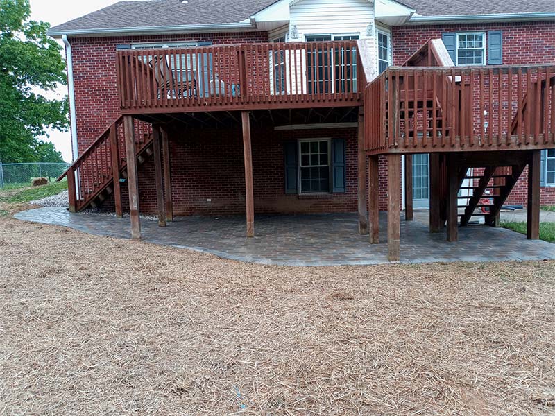 residential property after a landscaping service radcliff ky